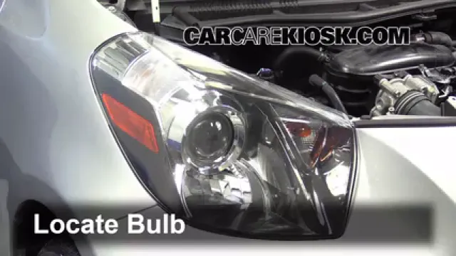 2012 Scion iQ 1.3L 4 Cyl. Lights Headlight (replace bulb)